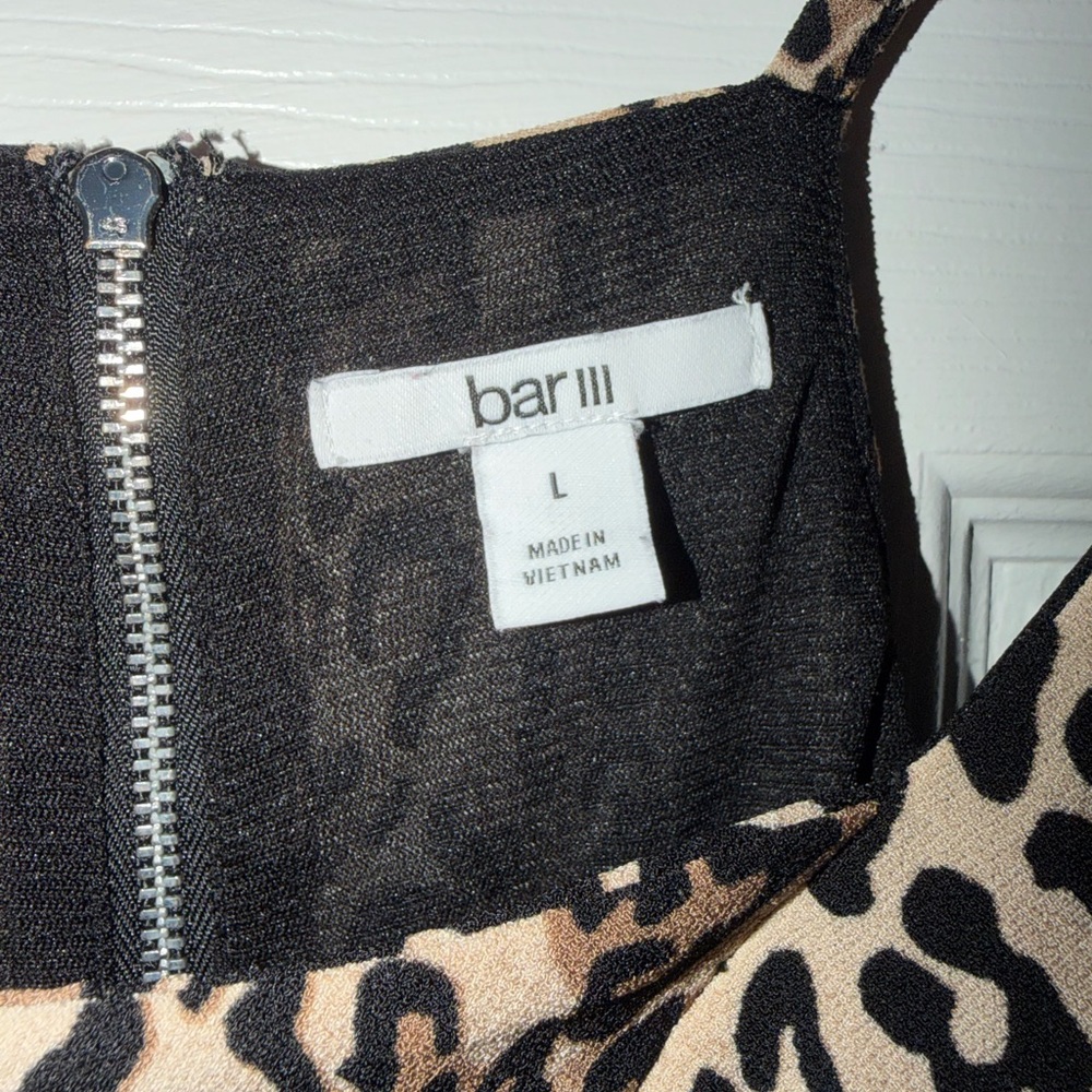Bar III Animal Print Top - Picture 4 of 5